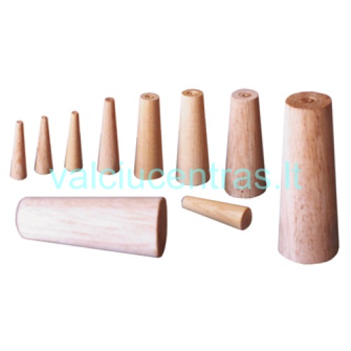 Mediniai kaiščiai įvairaus diametro 10 vnt.